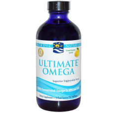 Концентрат рыбьего жира (лимон), Ultimate Omega, Nordic Naturals, 237 мл.