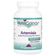 Полынь, Артемизин, Artemisia, Nutricology, 500 мг, 100 вегетарианских капсул