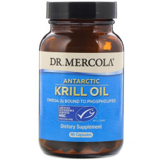 Масло криля арктического, Krill Oil, Dr. Mercola, 60 капсул