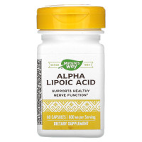 Альфа-липоевая кислота, Alpha Lipoic Acid, Nature's Way, 60 капсул (200 мг в капсуле)
