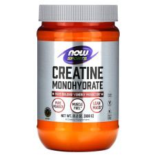 Креатин моногидрат, Creatine Monohydrate, NOW Foods, Sports, 600 г