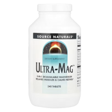 Магний (ультра), Ultra-Mag, Source Naturals, 240 таблеток