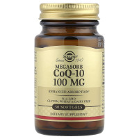 Коэнзим Q-10, Megasorb CoQ-10, Solgar, 100 мг, 30 гелевых капсул