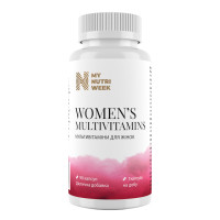 Мультивитамины для женщин, Women’s Multivitamins, My Nutri Week, 90 капсул