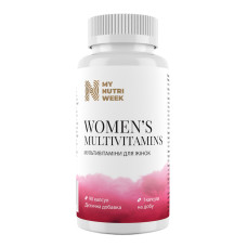 Мультивітаміни для жінок, Women's Multivitamins, My Nutri Week, 90 капсул