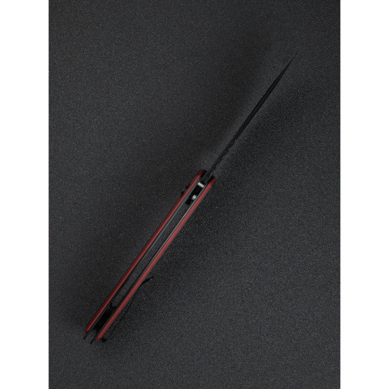 Ніж складаний туристичний Sencut Squiggy, (9.9 см) 9Cr18MoV / G10 червоно-чорний