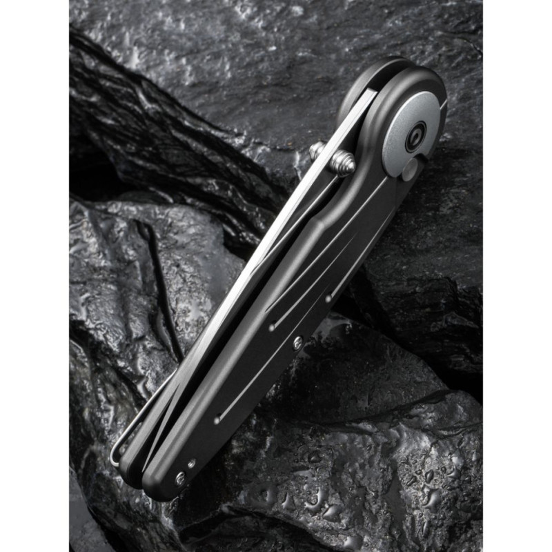 Ніж складаний туристичний Civivi Starflare, (8.4 см) Nitro-V / Aluminum сірий