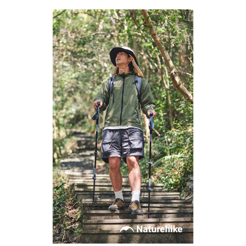 Трекінгова палиця Naturehike CNK2550DS012, 61-125 см, синя