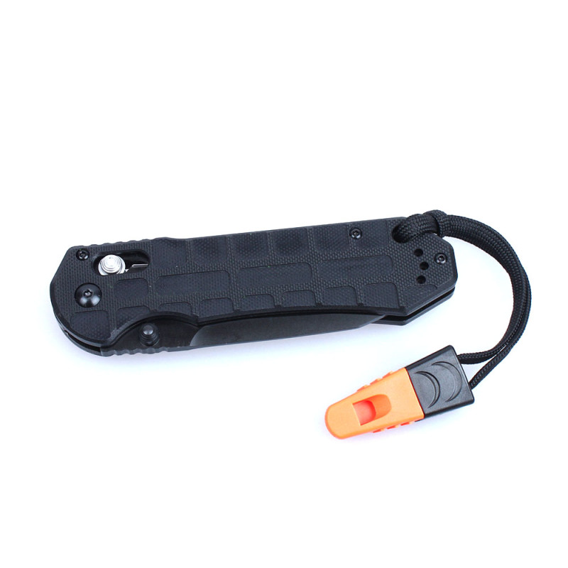 Ніж складаний туристичний Ganzo G7453P-WS ( 9 см) 440С / G10 помаранчевий текстурований