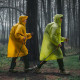 Дощовик-пончо легкий з рукавами Naturehike CNK2620FS011, L, зелений