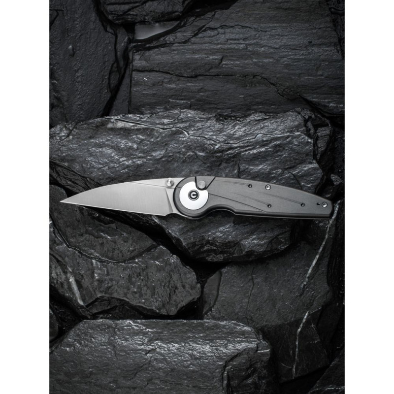 Ніж складаний туристичний Civivi Starflare, (8.4 см) Nitro-V / Aluminum сірий