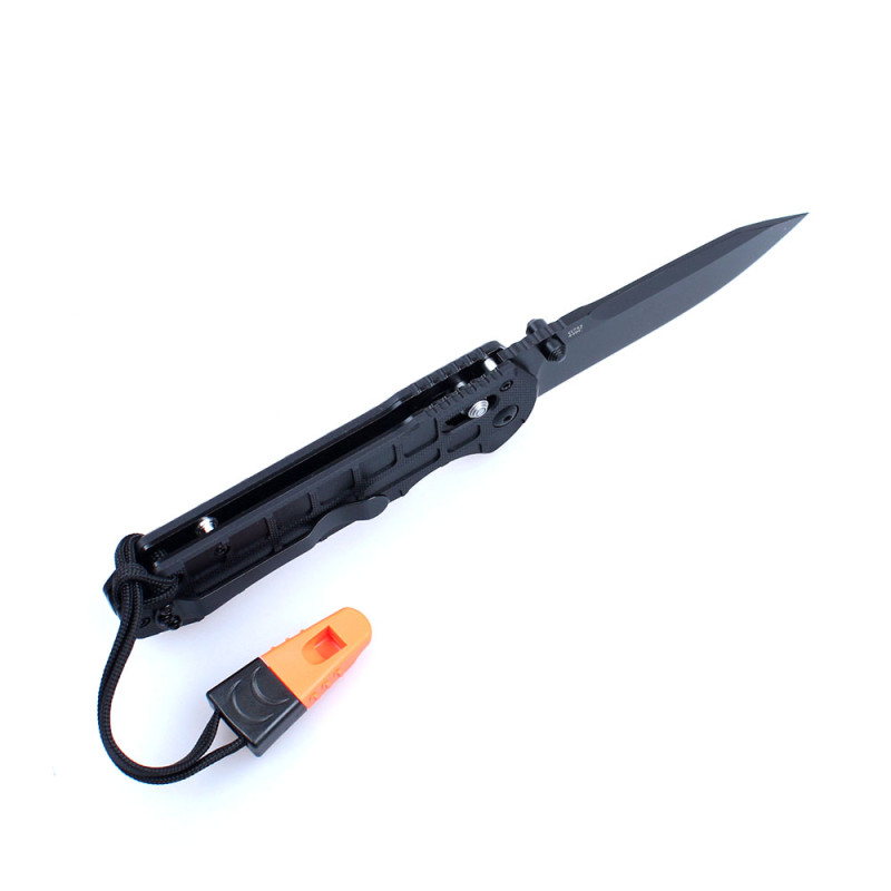 Ніж складаний туристичний Ganzo G7453P-WS ( 9 см) 440С / G10 помаранчевий текстурований