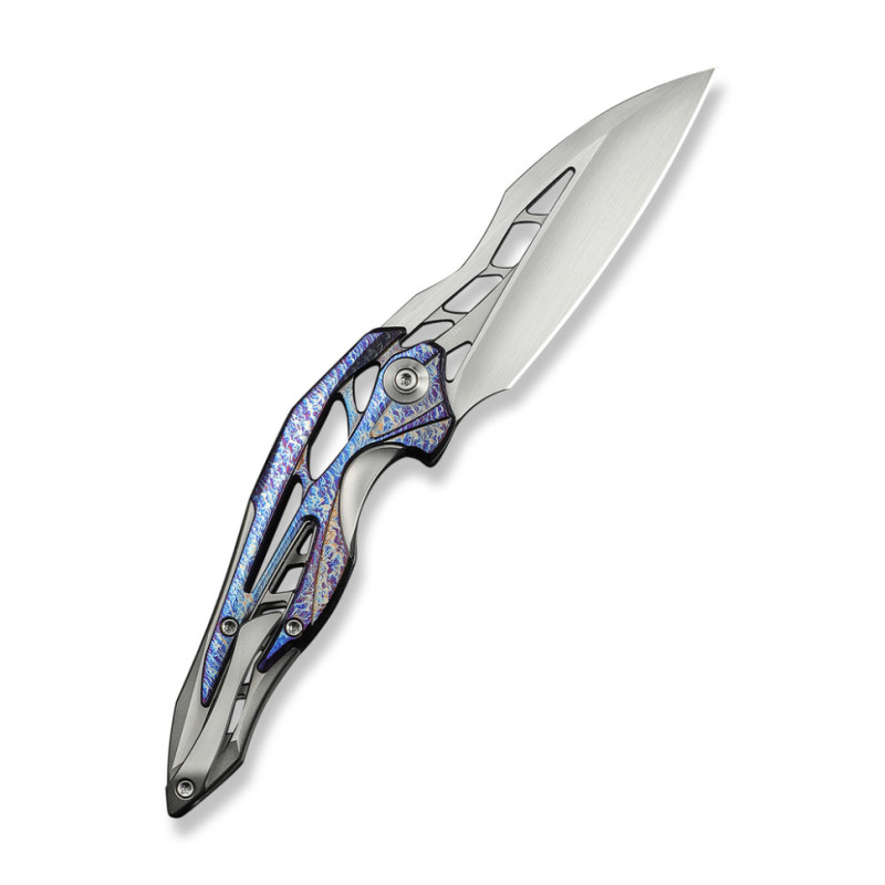 Ніж складаний туристичний Weknife Arrakis (8.8 см) Vanax / Titanium сіро-блакитний