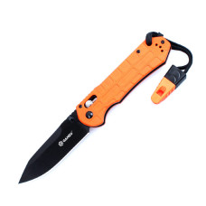 Ніж складаний туристичний Ganzo G7453P-WS ( 9 см) 440С / G10 помаранчевий текстурований
