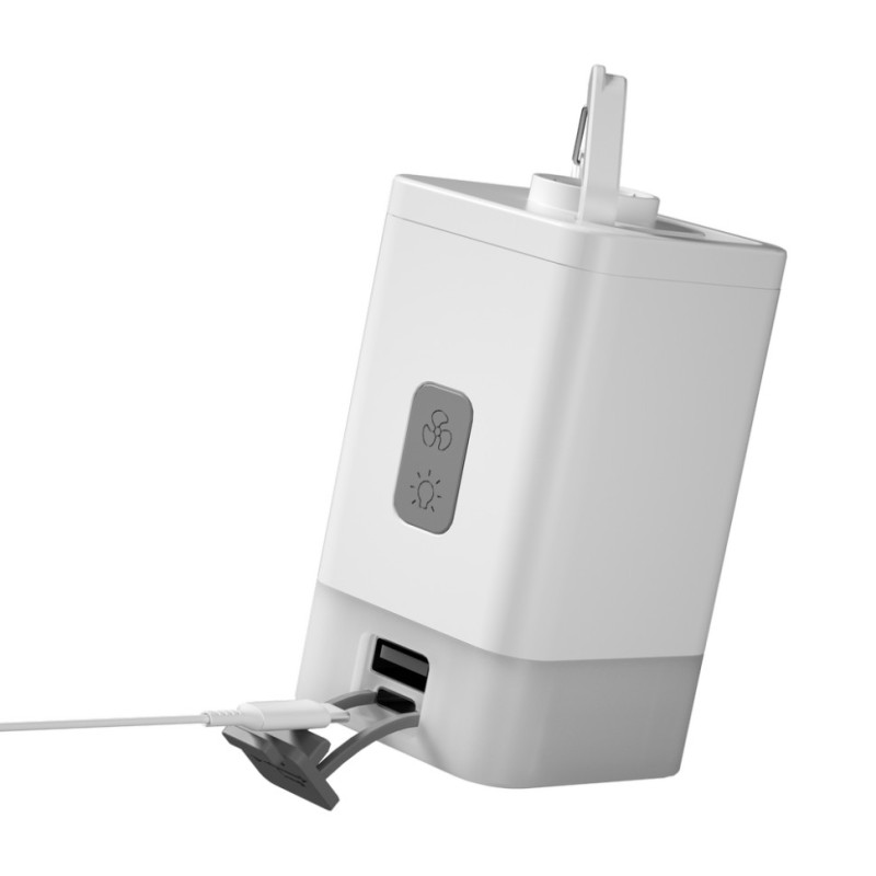 Насос-ліхтар-powerbank кемпінговий Flextail Max Pump 2 Plus, білий