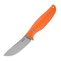 Ніж з чохлом туристичний SRM Fossa 605T-GJ, (8.8 см) 14C28N / G10 помаранчевий