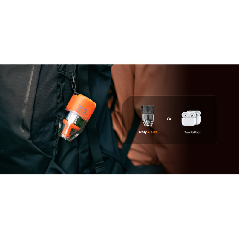 Насос-ліхтар кемпінговий Flextail Max Pump 3, чорний