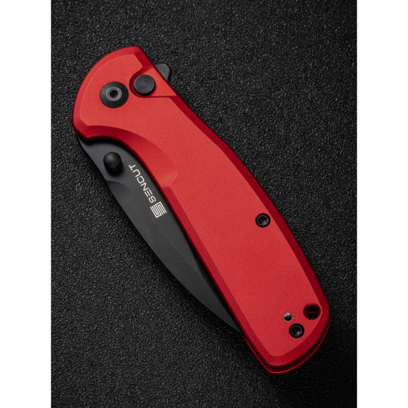 Ніж складаний кишеньковий Sencut ArcBlast, (7.6 см) 9Cr18MoV / Aluminum червоний