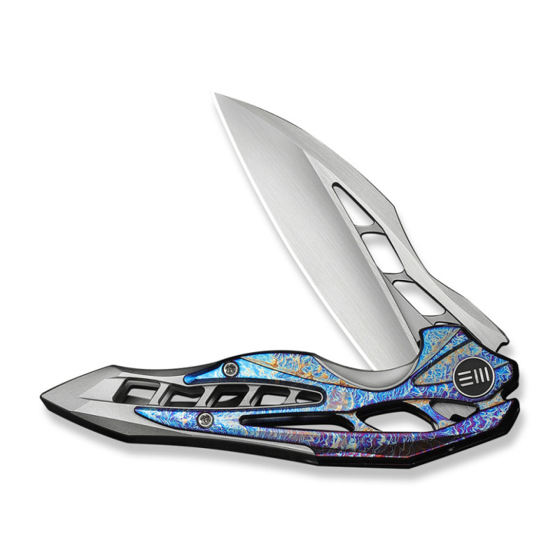 Ніж складаний туристичний Weknife Arrakis (8.8 см) Vanax / Titanium сіро-блакитний