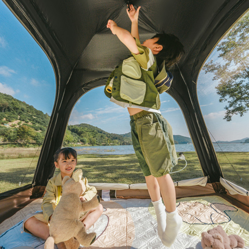 Намет чотиримісний автоматичний Naturehike Ango CNK2550WS010, сірий