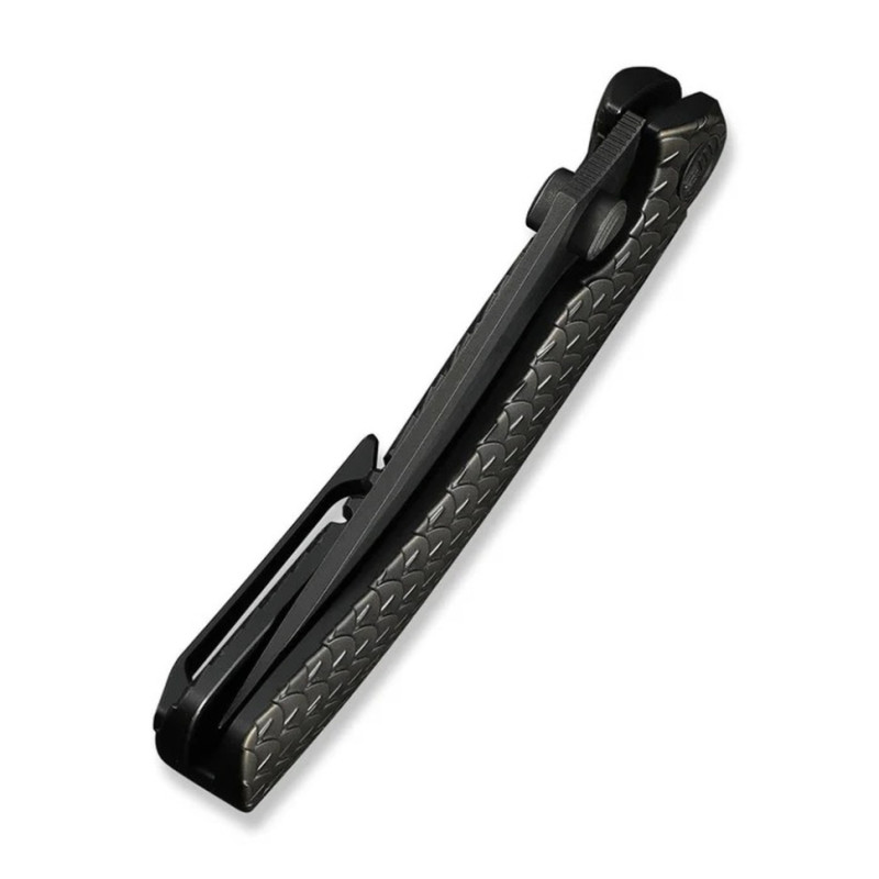 Ніж складаний туристичний Weknife Dracarys, (9.1 см) Böhler M390 / титан 6AL4V бронзовий/чорний