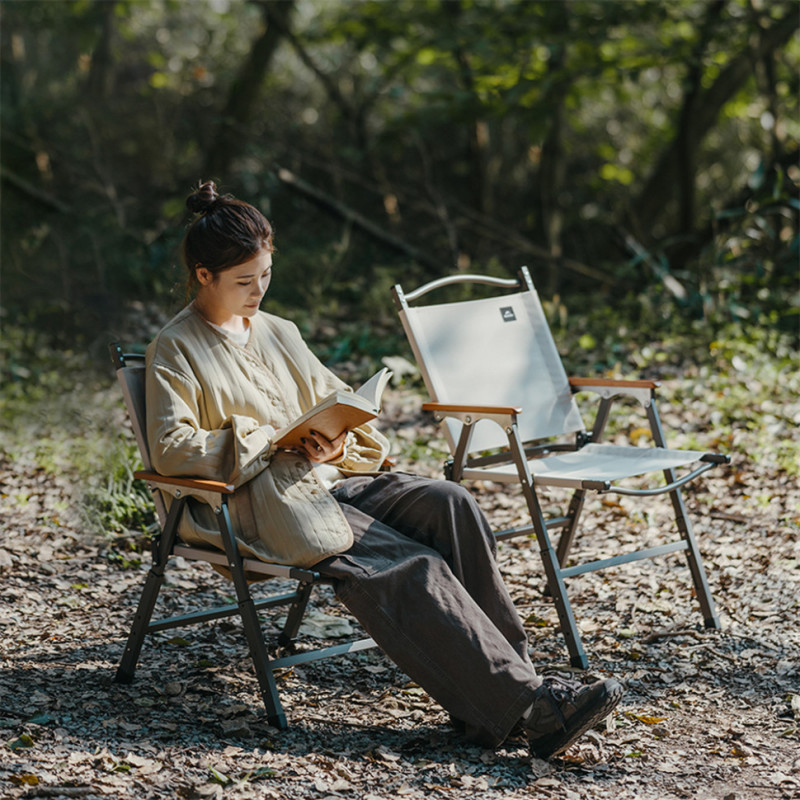 Крісло складане Naturehike CNK2550JJ010, сталь, чорний