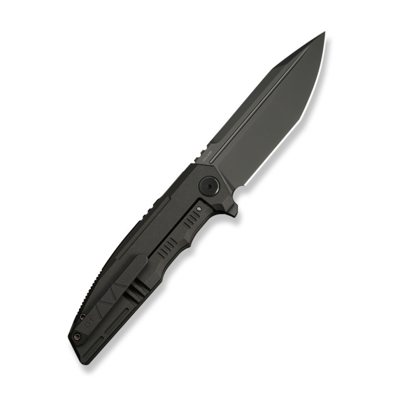 Ніж складаний туристичний Weknife Breach (9.8 см) Bohler M390 / Titanium вугільно-сірий