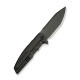 Ніж складаний туристичний Weknife Breach (9.8 см) Bohler M390 / Titanium вугільно-сірий