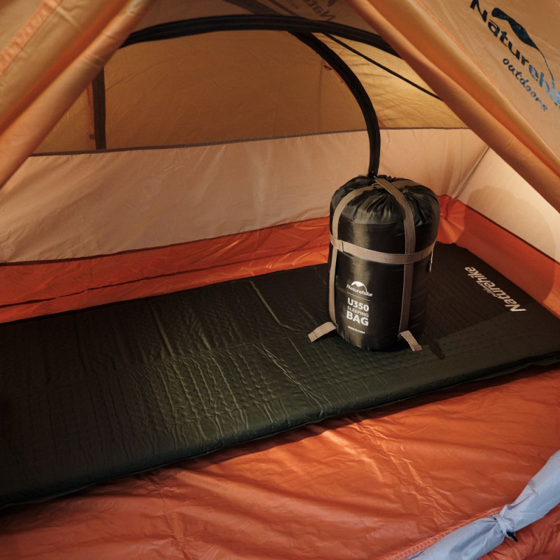 Спальник з капюшоном Naturehike U350 NH20MSD07, (1°C), правий, коричневий