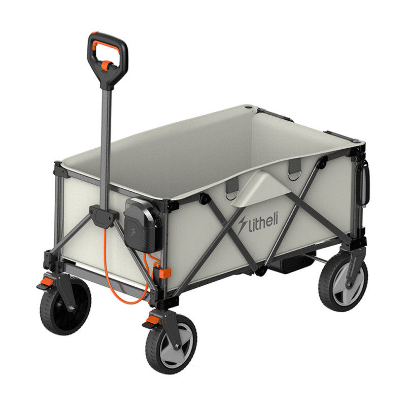 Акумуляторний візок Litheli з двигуном від павербанку (УМБ Litheli Power Bank 20000 mAh, 45 W в комплекті)