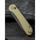 Ніж складаний туристичний Civivi Elementum Pocket, (8.9 см) 14C28N / Micarta оливковий