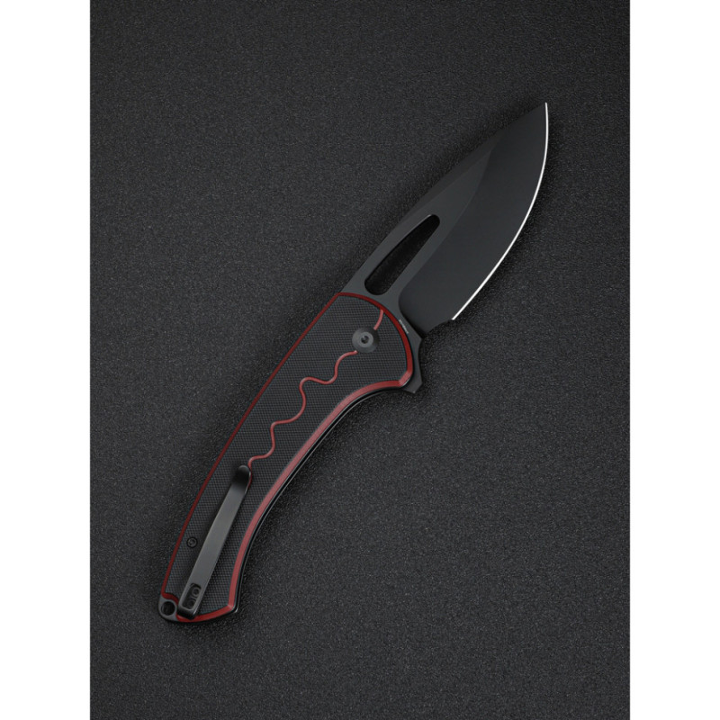 Ніж складаний туристичний Sencut Squiggy, (9.9 см) 9Cr18MoV / G10 червоно-чорний