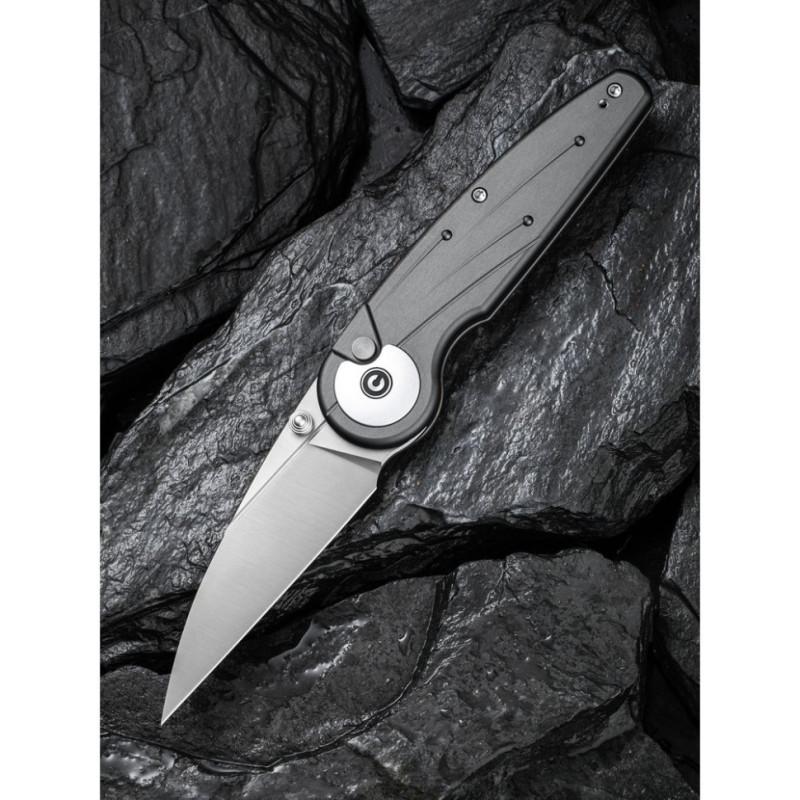 Ніж складаний туристичний Civivi Starflare, (8.4 см) Nitro-V / Aluminum сірий