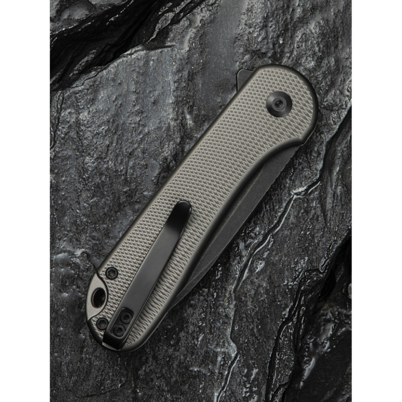 Ніж складаний кишеньковий Civivi Elementum II, (7.5 см) Nitro-V / Aluminum сірий