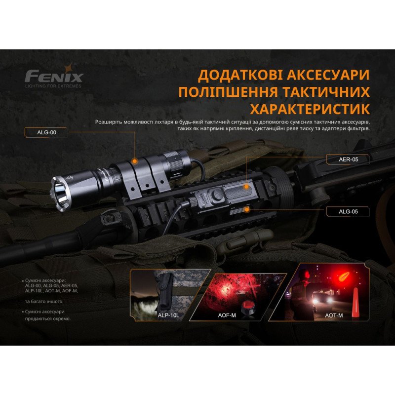 Ліхтар ручний Fenix TK16 V2.0, зелений