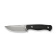Ніж фіксований туристичний Weknife Notchline, (8.7 см) CPM S35VN /Carbon Fiber чорний з чохлом