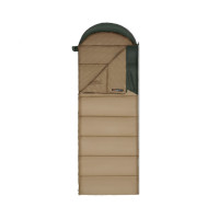 Спальник з капюшоном Naturehike Sunny Day PL02 U450 CNK2550WS028, (3,9°C), правий, коричнево-зелений