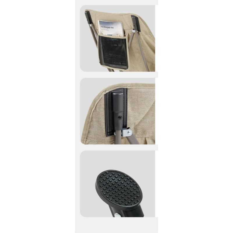Стілець складаний Naturehike Stellaluna T02J CNK2350JJ010, бежевий