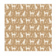 Килимок для пікніка Naturehike Happy Ultrasonic CNK2350WS010, 200 × 200 см, коричневий з принтом