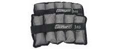 Обтяжувачі для ніг та рук з металом EasyFit Metal (пара), Вага 3 кг, Оксфорд, Метал, Чорно-сірий