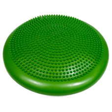 Балансировочная массажная подушка EasyFit, Диаметр 33 см, Максимальная нагрузка 120 кг, Резина, Зеленый