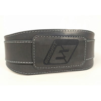 Пояс атлетичний EasyFit Training Belt, шкіра, XS (55-75 см), чорний