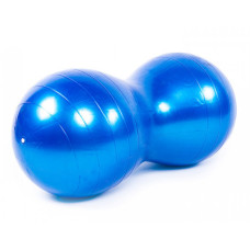 Мяч для фитнеса EasyFit Peanut (фитбол орех-арахис), Диаметр 45 см, Длина 90 см, Синий