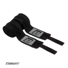 Бинти для боксу EasyFit Classic Wrap, довжина 4,5 м, чорні