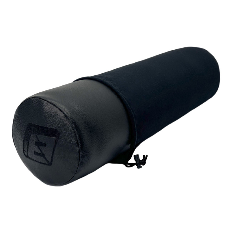 Чохол для валика масажного столу EasyFit, Довжина 60 см, Бавовна, Чорний