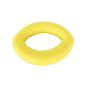 Еспандер кистьовий EasyFit Elliptic, Діаметр 10 см, Опір 23 кг, Силікон, Жовтий