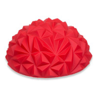 Полусфера массажная киндербол EasyFit Rif, Диаметр 16 см, Максимальная нагрузка 110 кг, Поливинилхлорид (PVC), Красный