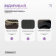 Килимок EasyFit BlackMoon для йоги, довжина 183 см, каучук/замша, чорний