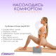 Блок для йоги EasyFit EVA, 23х15,5х7,5 см, сірий