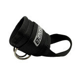 Манжета EasyFit R11 для тяги на липучке (с пяткой), Длина 25 см, Ширина 10 см, Оксфорд, Сталь, Черный